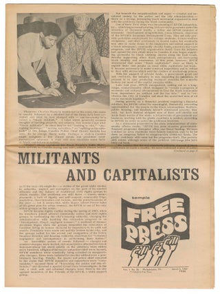Temple Free Press, Vol. 1, No. 26, March 3, 1969