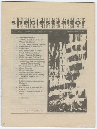 Item #13097 Species Traitor, Issue 2, Winter 2002. Kevin Tucker