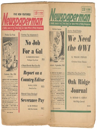 Item #13145 Newspaperman: A Monthly Journal of Fact, Fiction, Humor and Opinion Written By...