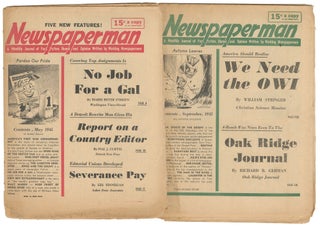 Item #13145 Newspaperman: A Monthly Journal of Fact, Fiction, Humor and Opinion Written By...