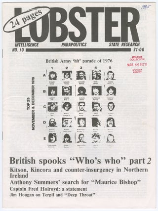 Item #13151 Lobster, No. 10. Robin Ramsay, Steve Dorril