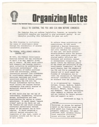 Item #13158 Organizing Notes (23 issues). Linda Lotz