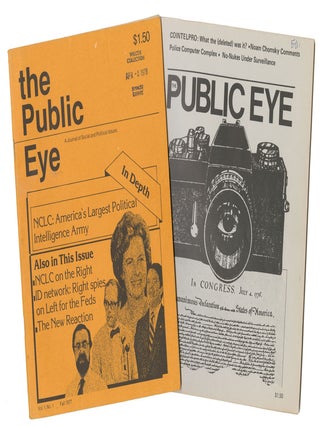 Item #13265 The Public Eye, Vol. 1, Nos. 1-2. Harvey Kahn, Mark Ryter