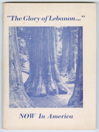 "The Glory of Lebanon..." Now in America. Mary and Bob Sipe.