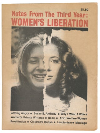 Item #13463 Notes from the Third Year: Women's Liberation. Anne Koedt