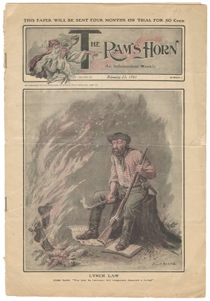 Item #13582 Ram's Horn, Volume XII, No. 8 (February 23, 1901). Frank Beard