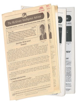 The McAlvany Intelligence Advisor (7 issues. Donald S. McAlvany.