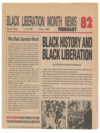 Item #13657 Black Liberation Month News 82