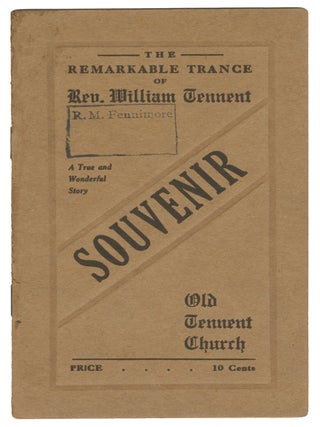 Item #13700 A Faithful Narrative of the Remarkable Trance of Rev. William Tennent