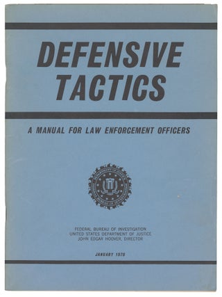 Item #13749 Defensive Tactics: A Manual for Law Enforcement Officers