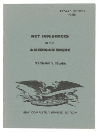 Item #13850 Key Influences In the American Right: A Guide to 60 Leading Conservative, Libertarian...