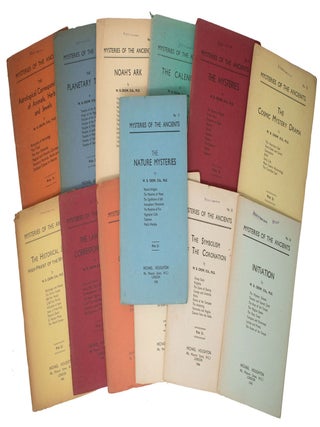 A set of 13 booklets from the Mysteries of the Ancients series. W. B. Crow.
