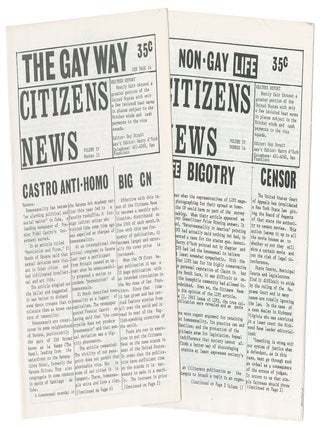 Citizens News, Vol. IV, Nos. 13 and 14. Guy Strait.