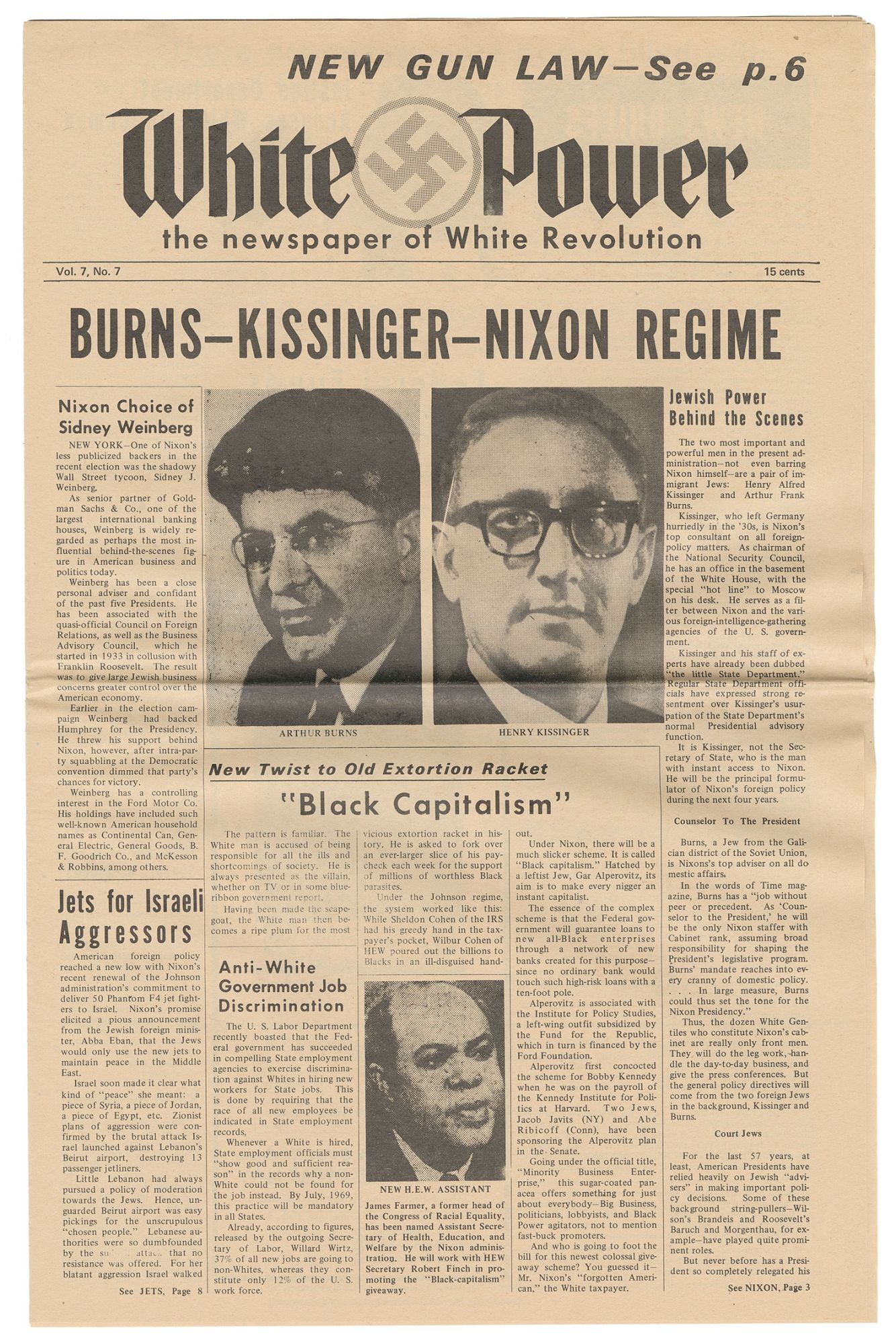 White Power: The Newspaper of White Revolution, Vol. 7, No. 7 | Matt Koehl