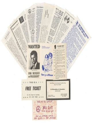 Item #14379 A small collection of right wing tracts and cards printed by John W. Biggert of...