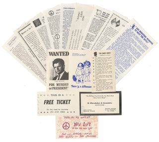 Item #14379 A small collection of right wing tracts and cards printed by John W. Biggert of...