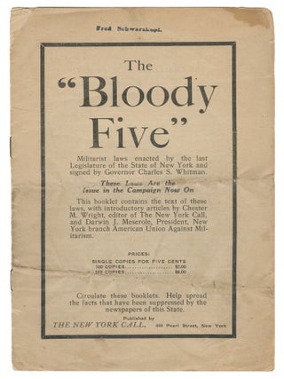 The "Bloody Five&quot. Chester M. Wright, Darwin J.