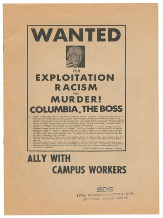 Ally with Campus Workers. authors, SDS.