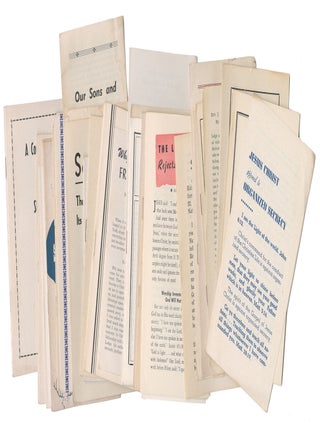 Item #14546 A large collection of anti-Masonic material, primarily published by the National...