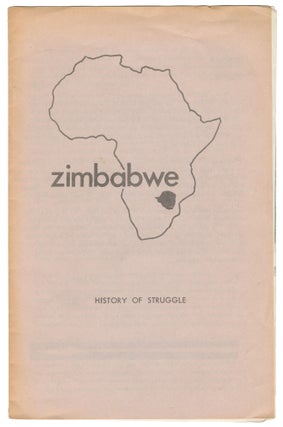 Item #14604 Zimbabwe: History of Struggle. Joseph Z. Dube