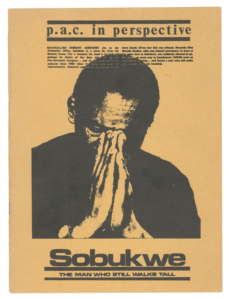 Item #14695 P.A.C. in Perspective. Pan Africanist Congress, Mangaliso Sobukwe.