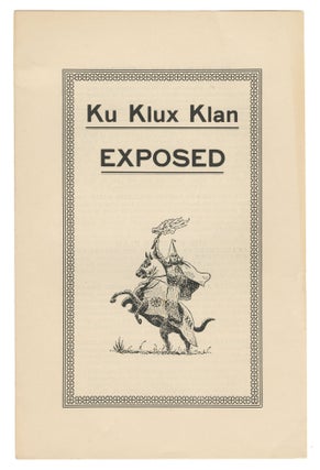 Item #14698 Ku Klux Klan - Exposed