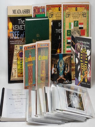 A small collection of publications and ephemera from the Nuwaubian Nation. Dr. Malachi Z. York.