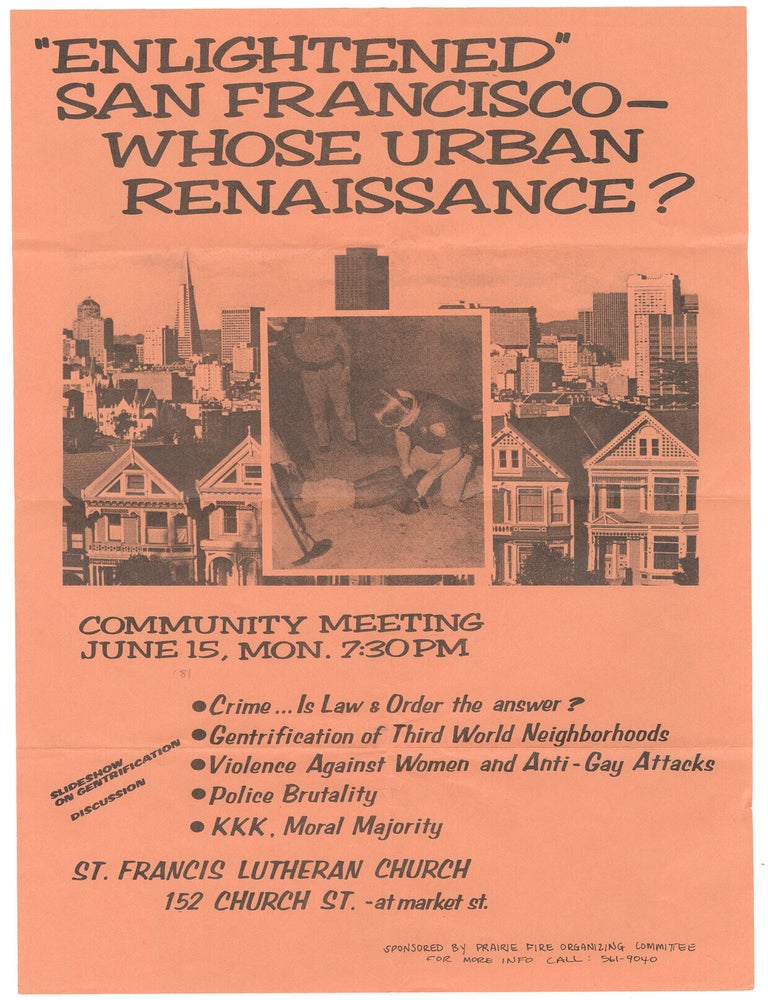 Item #14752 "Enlightened" San Francisco - Whose Urban Renaissance?