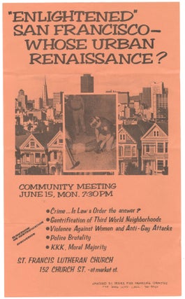 Item #14752 "Enlightened" San Francisco - Whose Urban Renaissance?