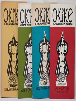 Okike: An African Journal of New Writing (four early issues. Chinua Achebe.