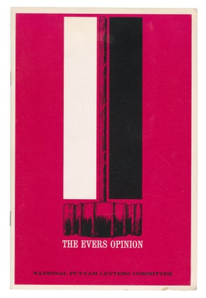 Item #14807 The Evers Opinion. National Putnam Letters Committee
