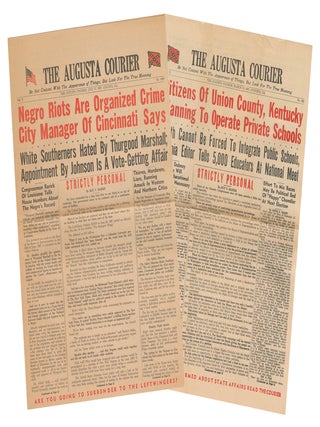 The Augusta Courier (2 issues. Roy V. Harris.