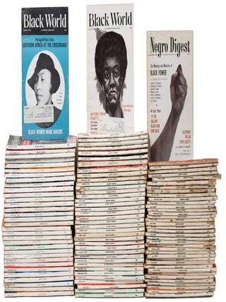 Negro Digest (38 issues) / Black World (72 issues. Hoyt W. Fuller.