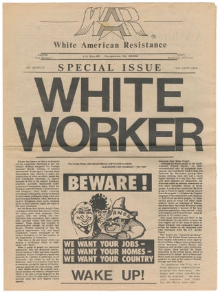 WAR (Special Issue. Tom Metzger.