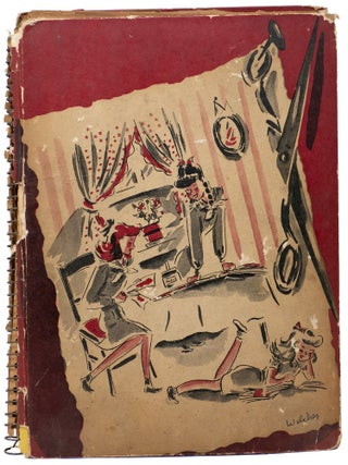 A scrapbook documenting the activities of girl scout troop number 582 in Thornburg, Pennsylvania