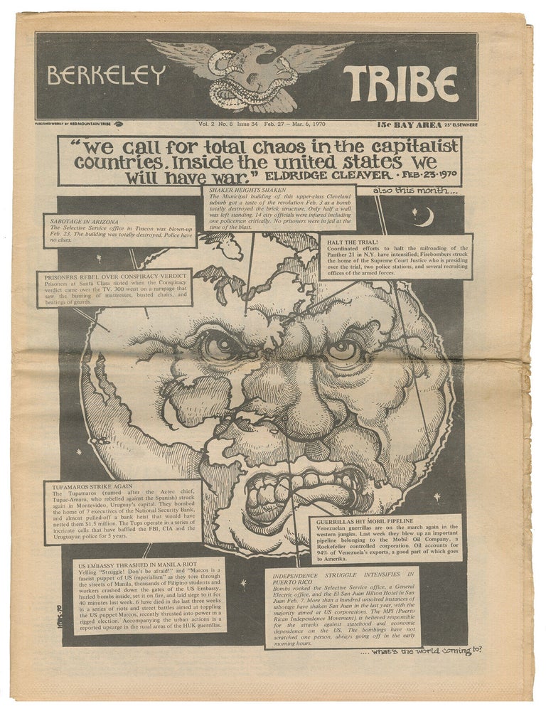 Item #14927 Berkeley Tribe, Vol. 2, No. 8, Issue 34, Feb. 27 - Mar. 6, 1970