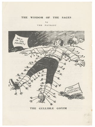 The Wisdom of the Sages - The Gullible Goyim. The Patriot.