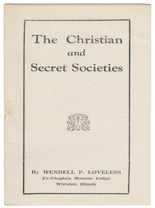 The Christian and Secret Societies