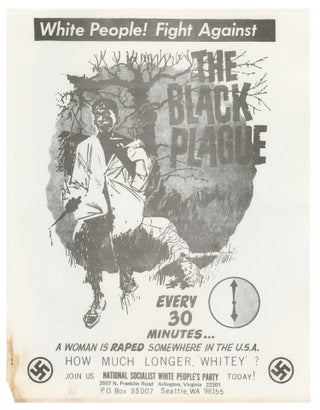 Item #15004 White People! Fight Against the Black Plague