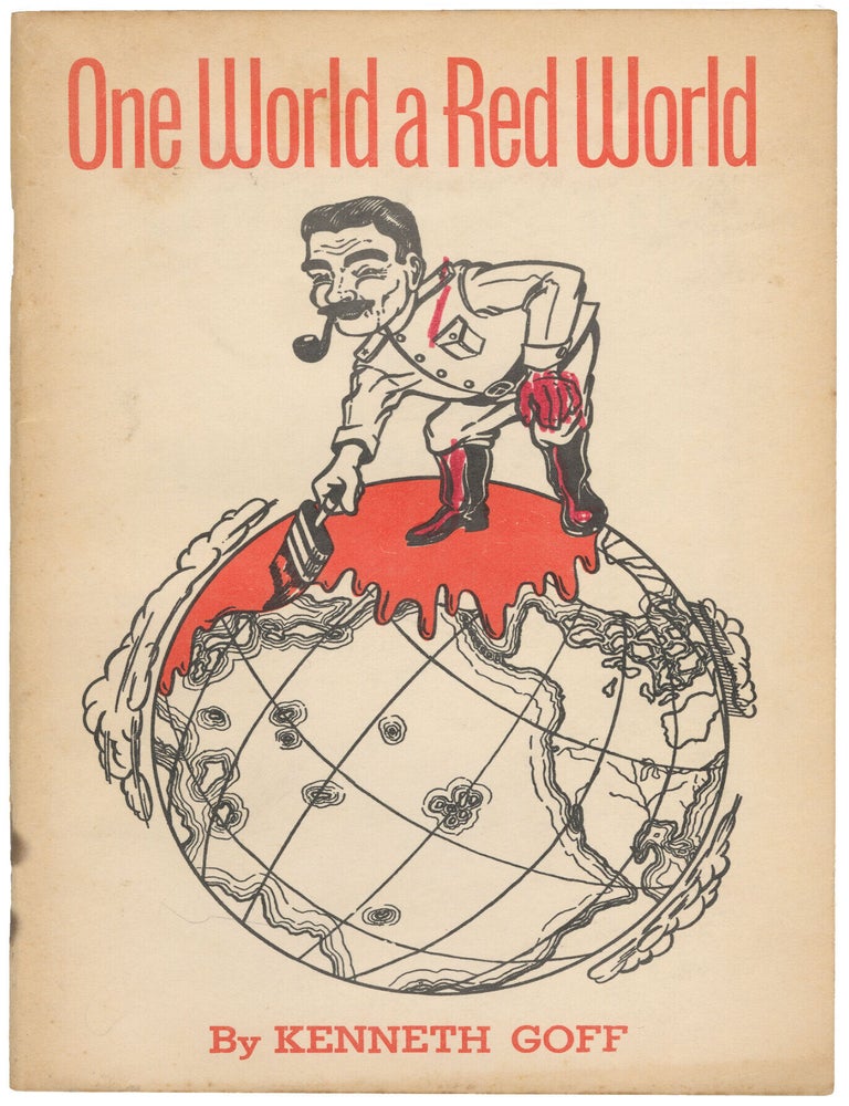 Item #15009 One World a Red World. Kenneth Goff.