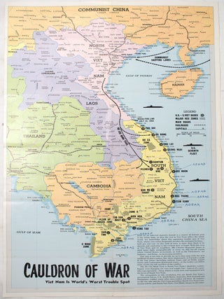 Cauldron of War. Viet Nam Is World's Worst Trouble Spot (map