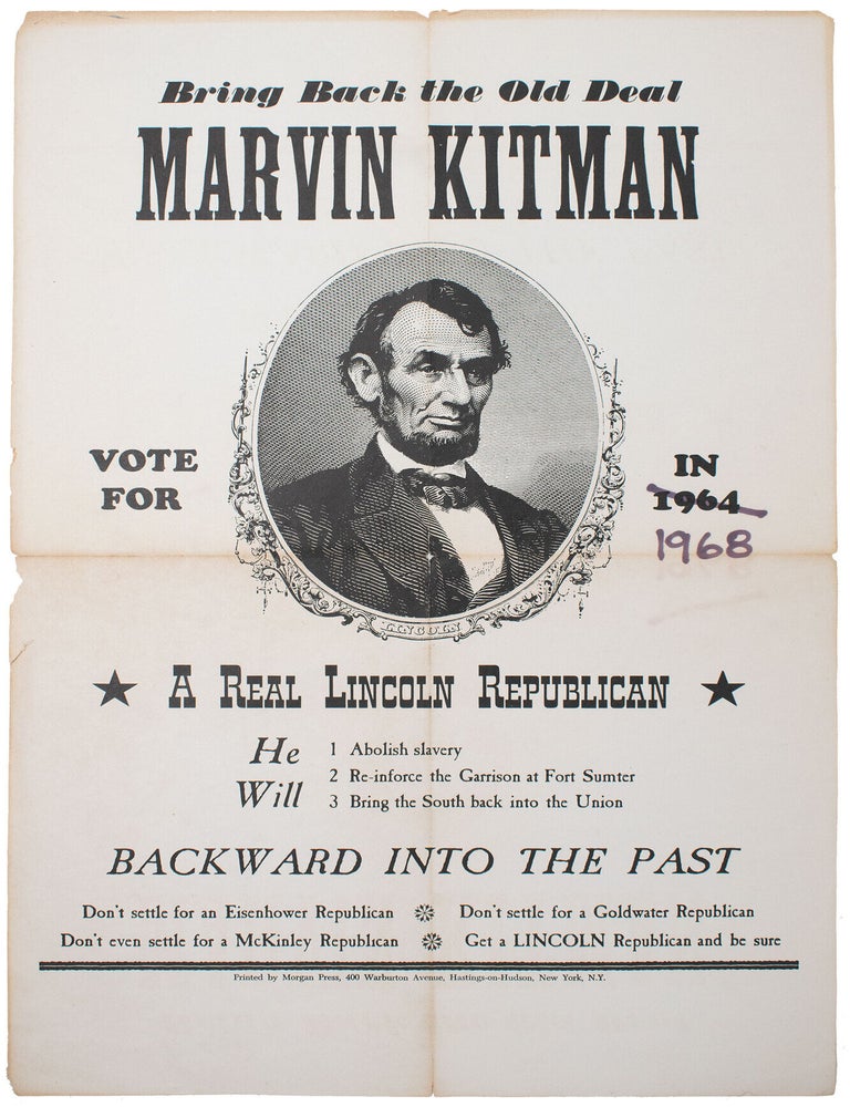 Item #15043 Bring Back the Old Deal - Marvin Kitman