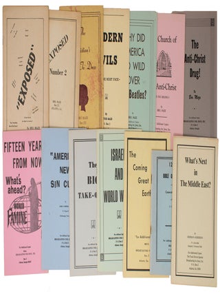 A group of 14 pamphlets published by Bro. Maze and his ministry, Broadcasting for Jesus, Inc
