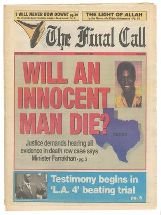 The Final Call, Vol. 12, No. 22, September 8, 1993