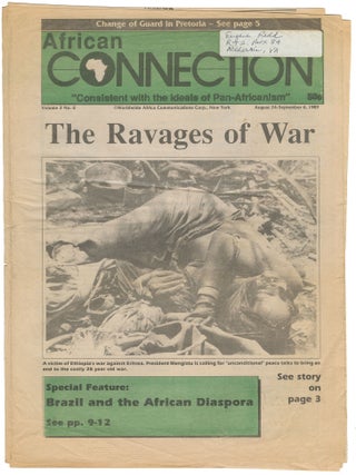 Item #15099 African Connection: The International African Newspaper, Vol. 2, No. 6, August...