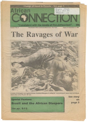 Item #15099 African Connection: The International African Newspaper, Vol. 2, No. 6, August...