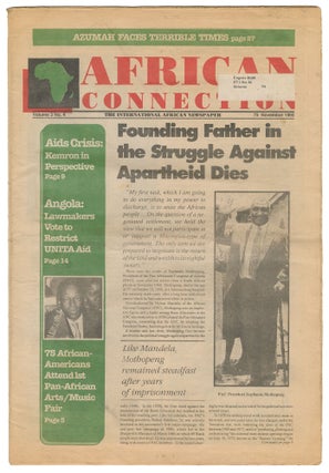 Item #15100 African Connection: The International African Newspaper, Vol. 3, No. 4, November,...