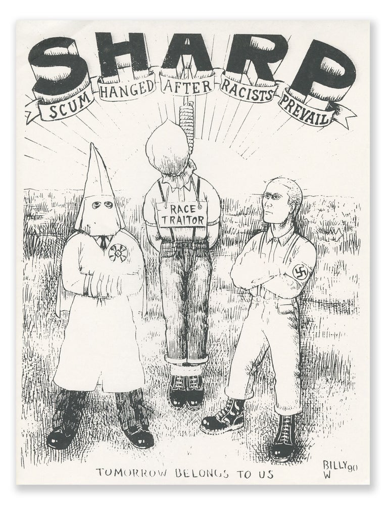 Item #15113 A provocative and violent anti-SHARP flyer. Billy W.