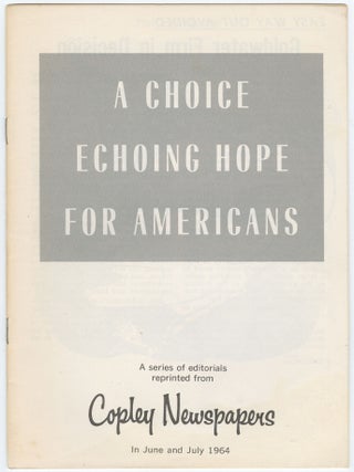 A Choice Echoing Hope for Americans