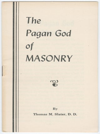 The Pagan God of Masonry